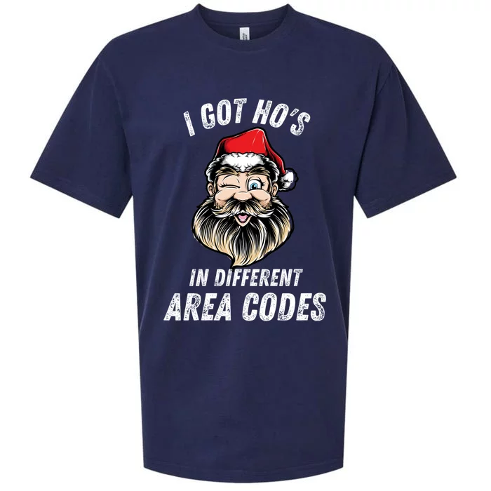 I Got Hos In Different Area Codes Gift Sueded Cloud Jersey T-Shirt