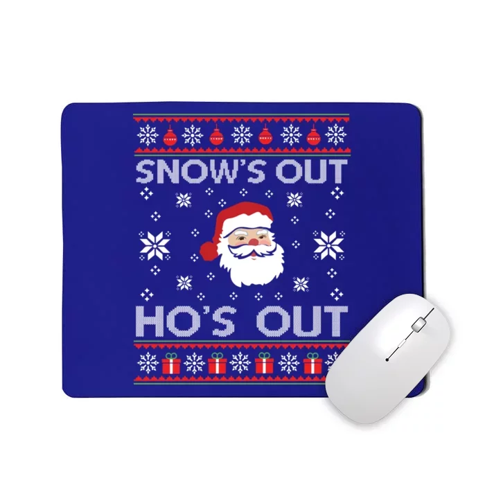 Ive Got Hos In Different Area Codes Santa Christmas Gift Mousepad