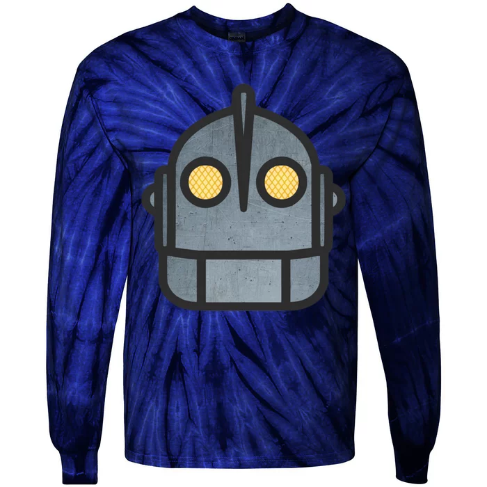 Iron Giant Head Active Tie-Dye Long Sleeve Shirt