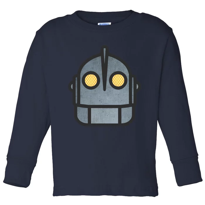 Iron Giant Head Active Toddler Long Sleeve Shirt