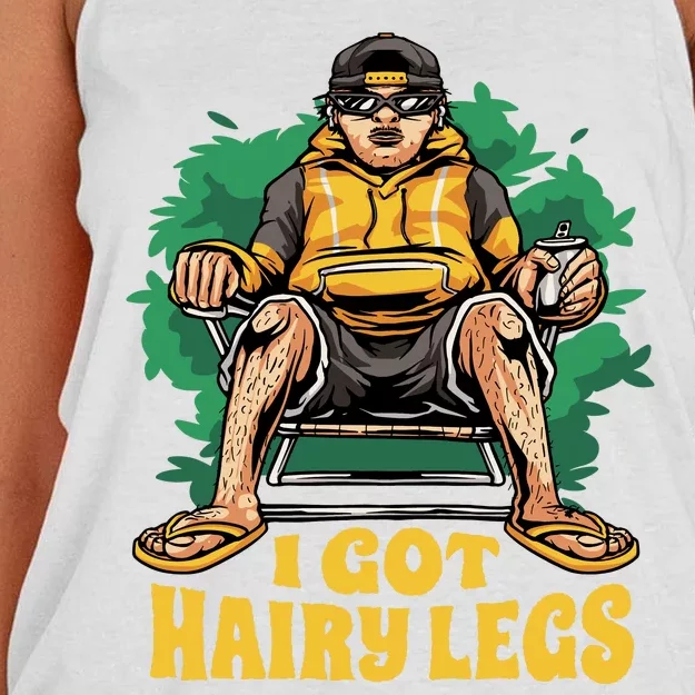 I Got Hairy Legs Women's Knotted Racerback Tank