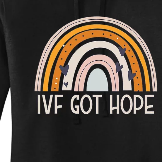 IVF got hope IVF Warrior IVF Baby Announcement Women's Pullover Hoodie