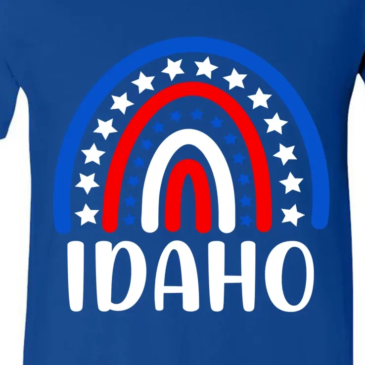 Idaho Gift I Love Idaho Usa Gift V-Neck T-Shirt