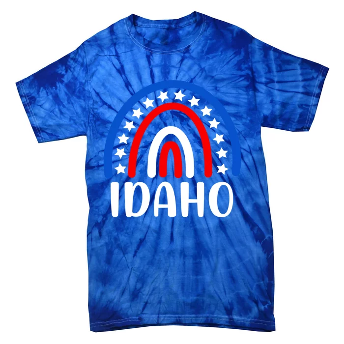 Idaho Gift I Love Idaho Usa Gift Tie-Dye T-Shirt