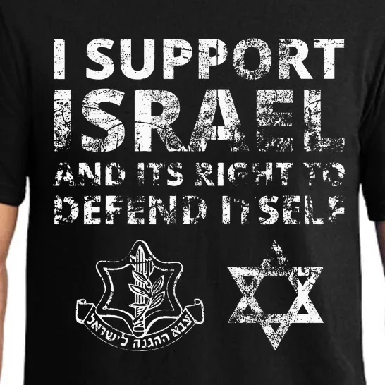 IDF Grunge I Support Israel and its Right to Defend Itself Pajama Set