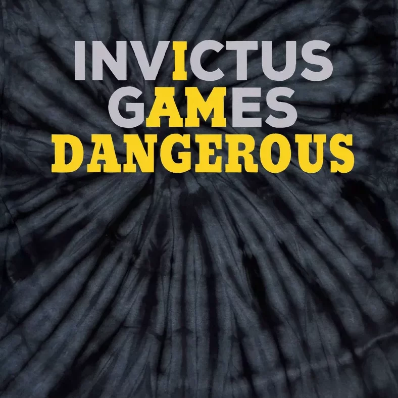 Invictus Games I Am Dangerous Video Games Tie-Dye T-Shirt