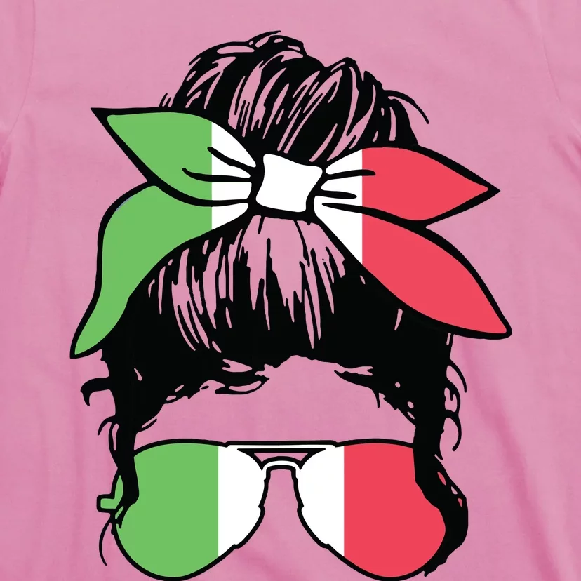 Italian Girl Italy Flag Pride Cute T-Shirt