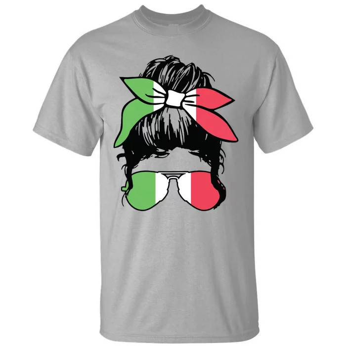 Italian Girl Italy Flag Pride Cute Tall T-Shirt