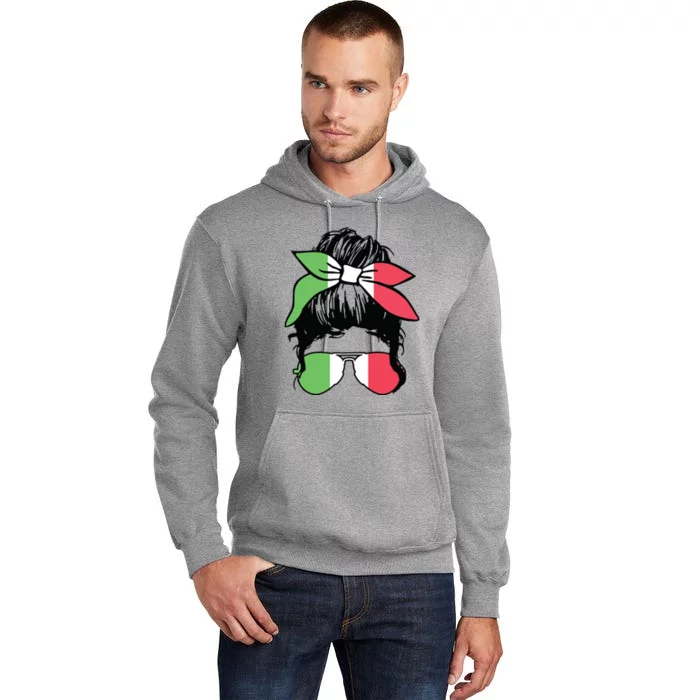 Italian Girl Italy Flag Pride Cute Tall Hoodie