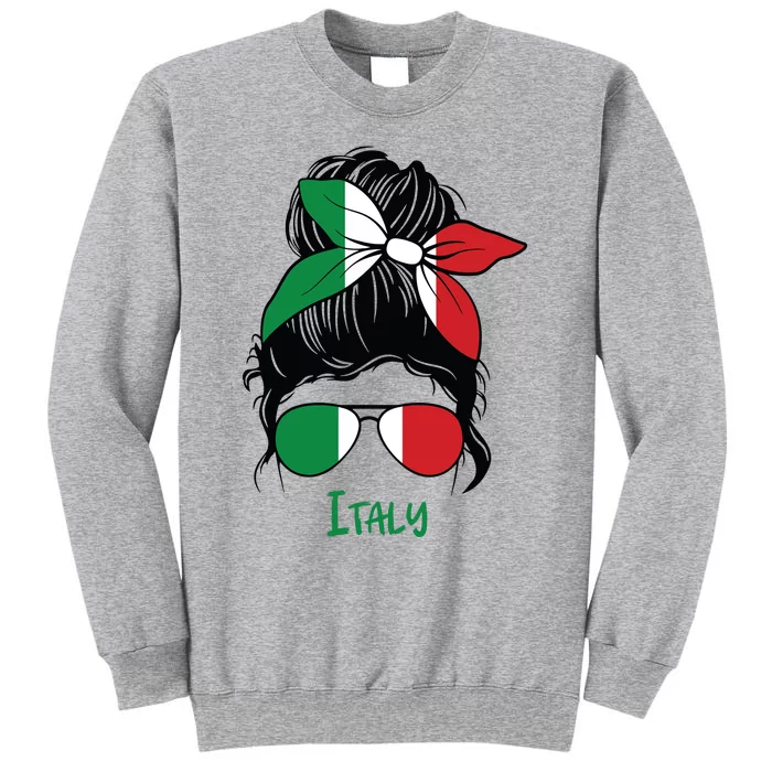 Italian Girl Italy Girl Italia Woman Flag Sweatshirt