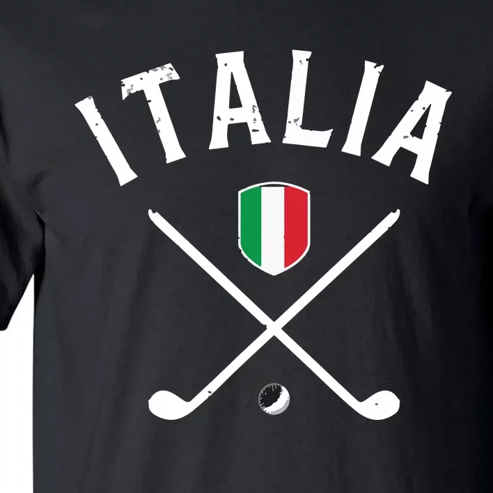 Italy Golf Italian Flag Golf Tee Tall T-Shirt