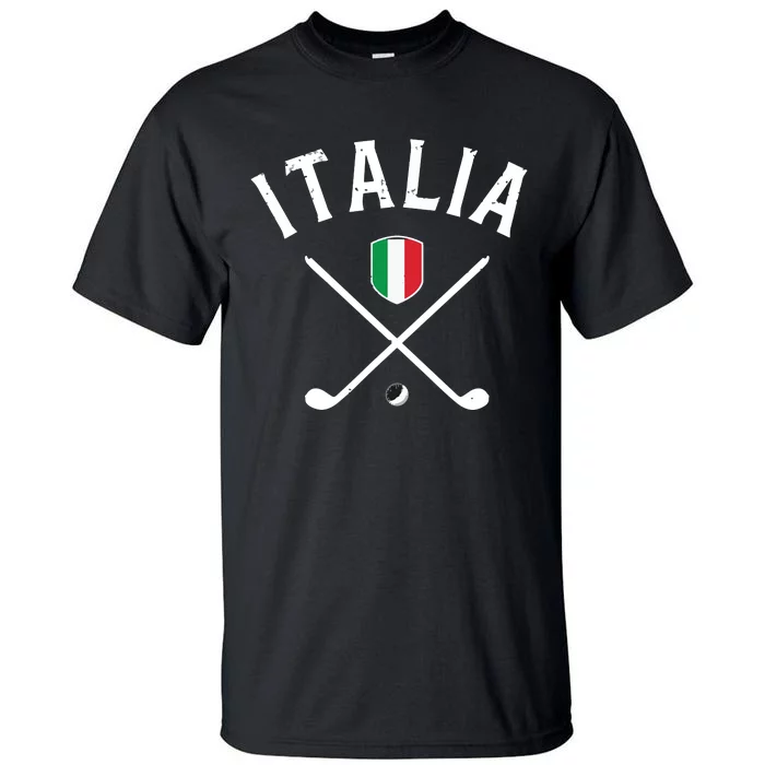 Italy Golf Italian Flag Golf Tee Tall T-Shirt