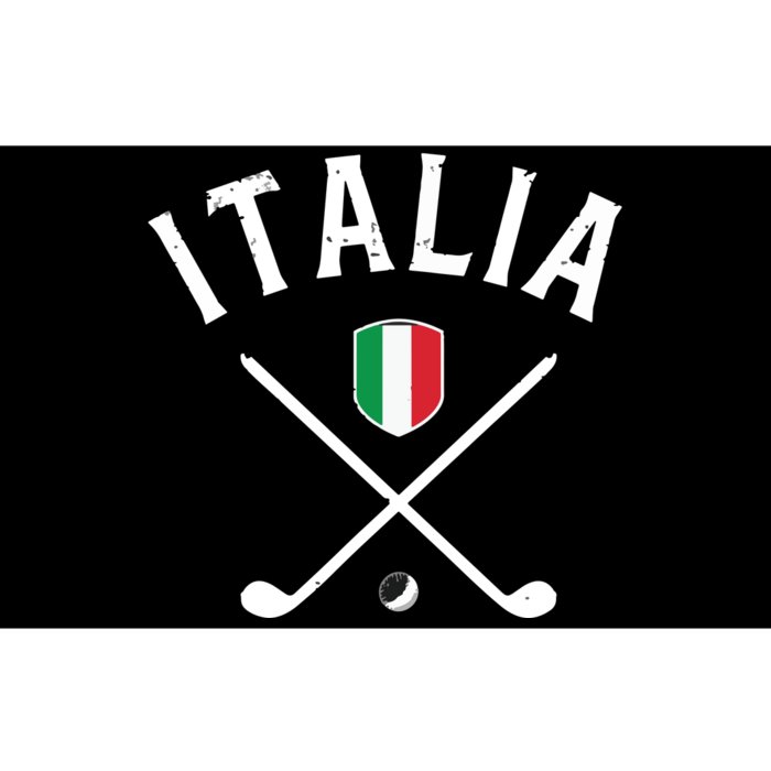 Italy Golf Italian Flag Golf Tee Bumper Sticker