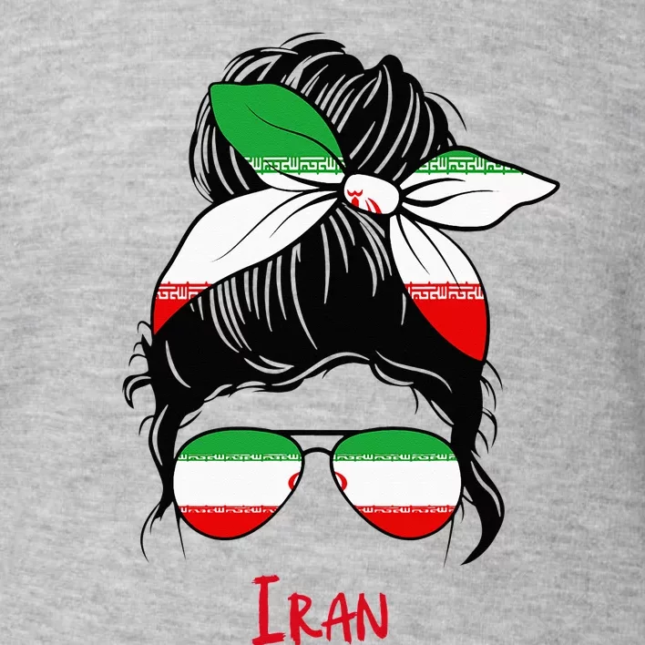 Iranian Girl Iran Girl Persian Woman Flag Toddler Sweatshirt