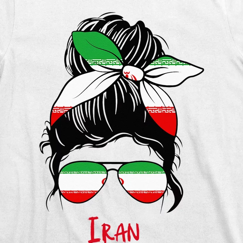 Iranian Girl Iran Girl Persian Woman Flag T-Shirt