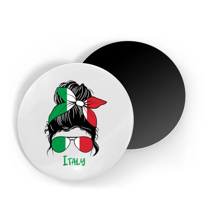 Italian Girl Italy Girl Italia Woman Flag Magnet