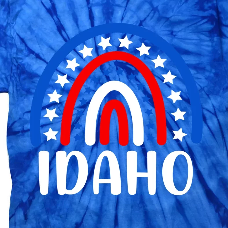 Idaho Gift I Love Idaho Usa Gift Tie-Dye T-Shirt