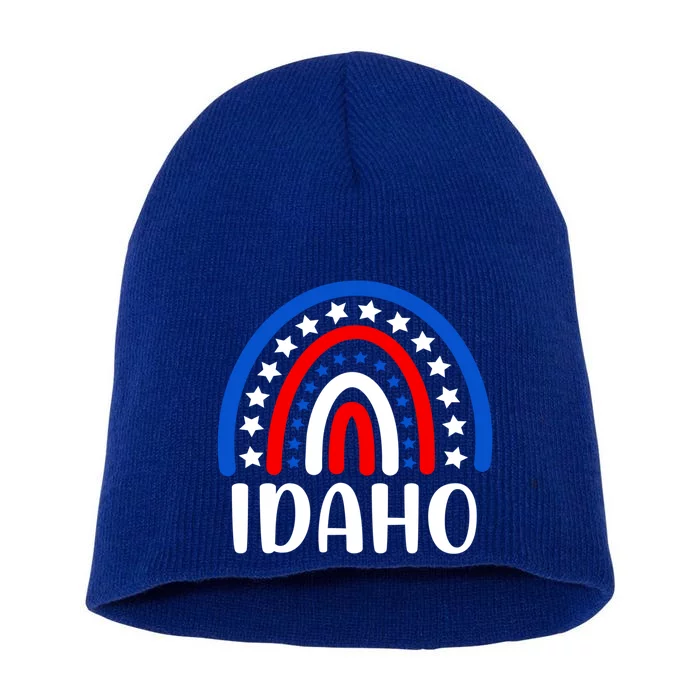 Idaho Gift I Love Idaho Usa Gift Short Acrylic Beanie