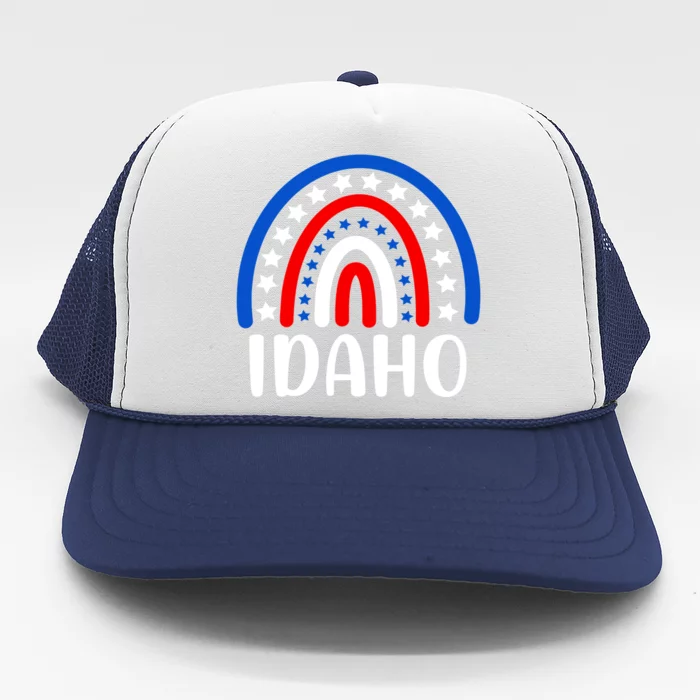 Idaho Gift I Love Idaho Usa Gift Trucker Hat