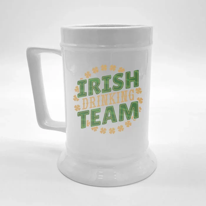 Ing Gear Irish Ing Team Ing Gift Front & Back Beer Stein