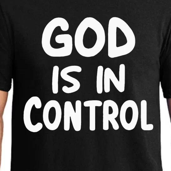 Inspirational God Is In Control Faith Christian Family Pajama Set