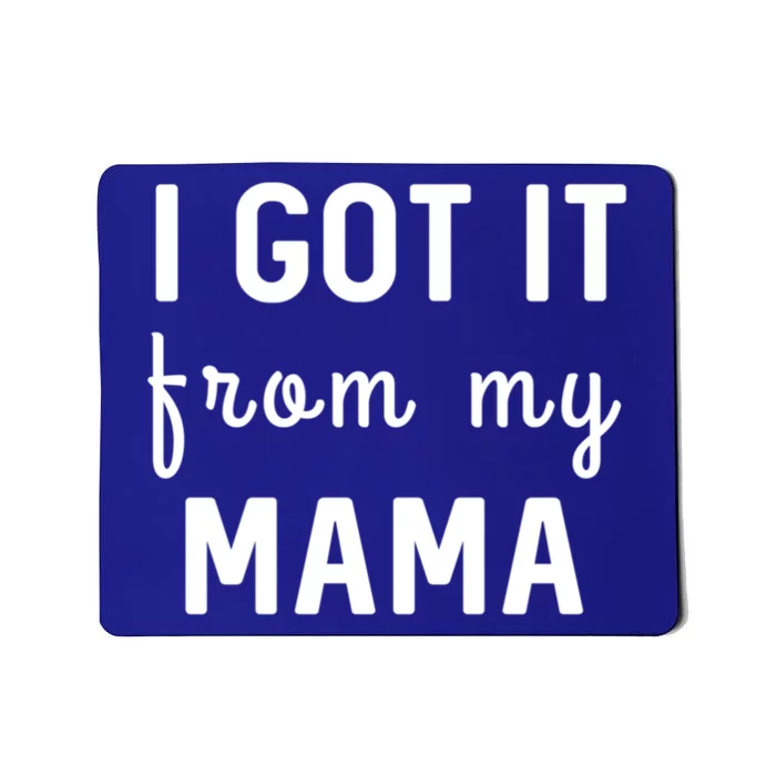 I Got It From My Mama Funny Stategift Mousepad