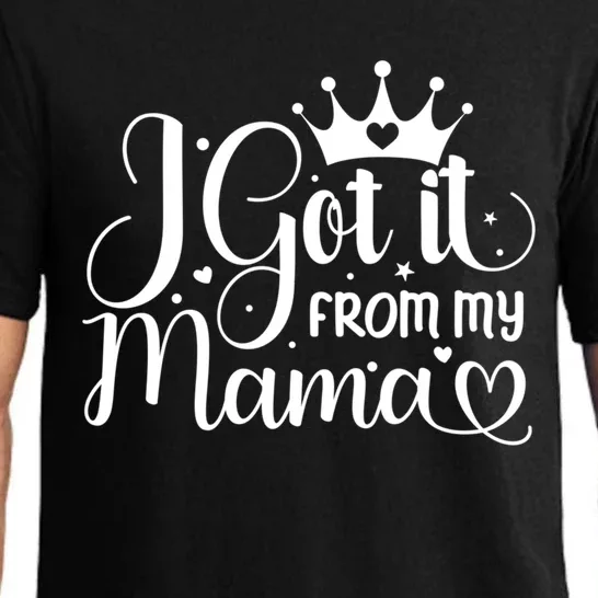 I Got It From My Mama Family Birthday Mom Daughter Gift Cute Gift Pajama Set