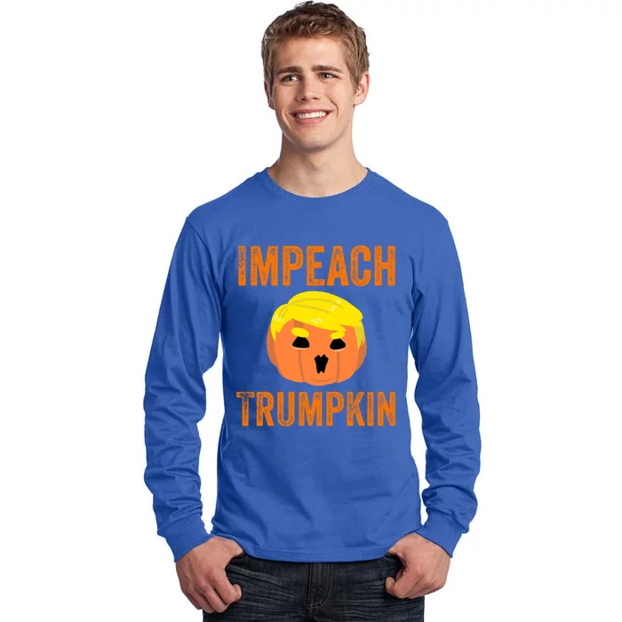 Impeacht Gift Impeach Trumpkin Gifttrump Pumpkin Jack O'lantern Gift Tall Long Sleeve T-Shirt