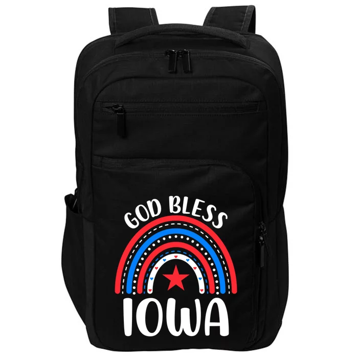 Iowa Gift I Love Iowa Usa Gift Impact Tech Backpack