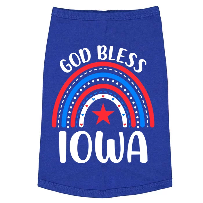 Iowa Gift I Love Iowa Usa Gift Doggie Tank