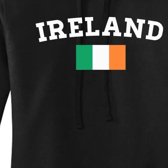 IRELAND Green Irish Tee Women's Pullover Hoodie