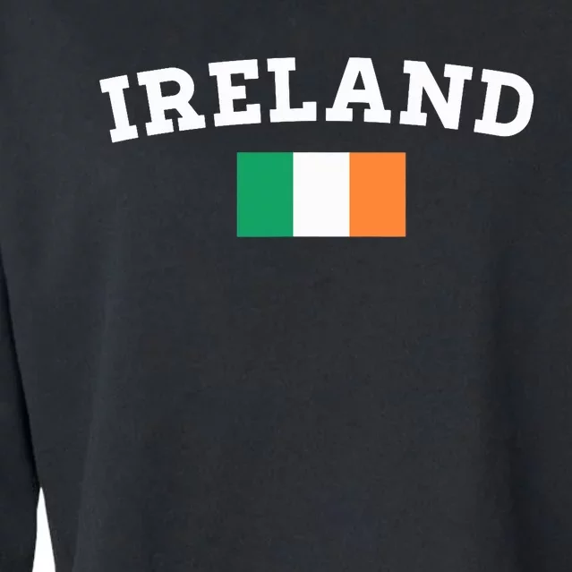 IRELAND Green Irish Tee Cropped Pullover Crew