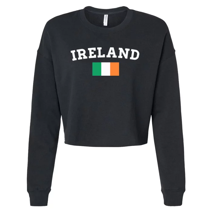 IRELAND Green Irish Tee Cropped Pullover Crew