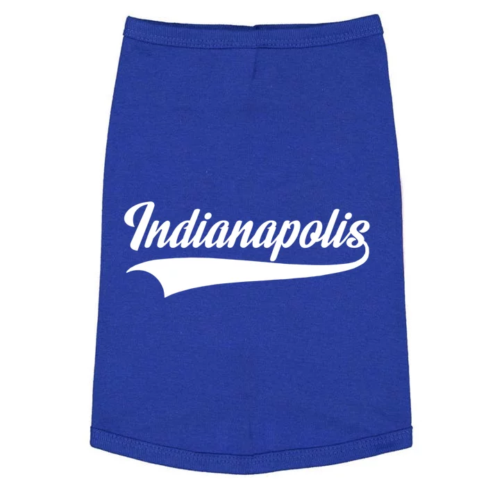 Indianapolis Gift Indiana Gift Throwback Design Gift Classic Gift Doggie Tank