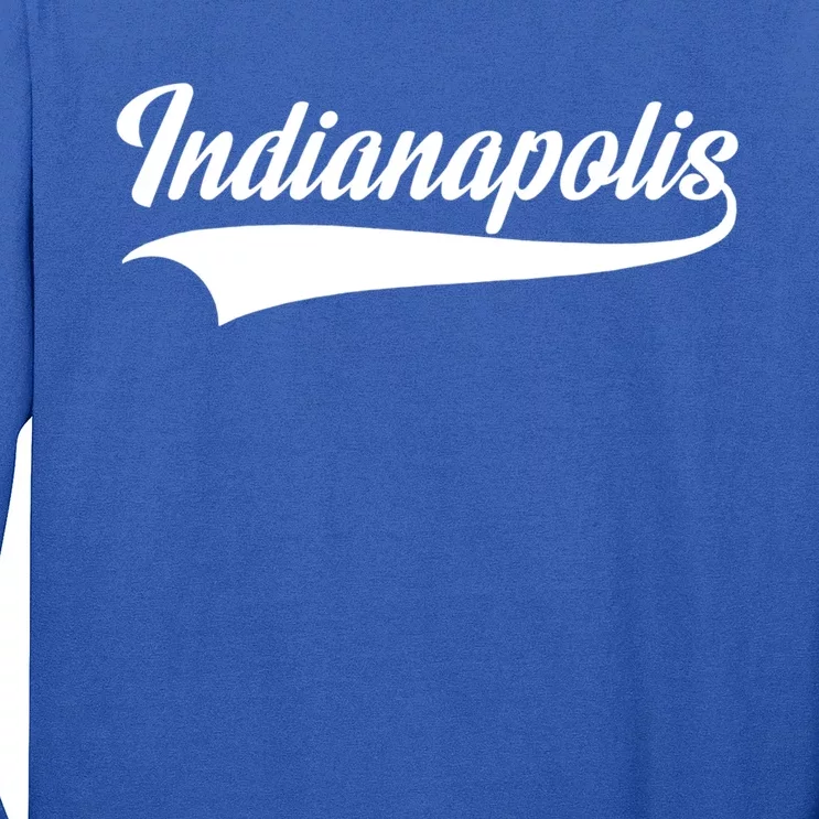 Indianapolis Gift Indiana Gift Throwback Design Gift Classic Gift Long Sleeve Shirt