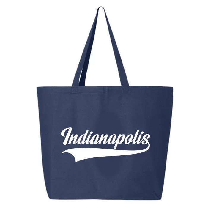 Indianapolis Gift Indiana Gift Throwback Design Gift Classic Gift 25L Jumbo Tote