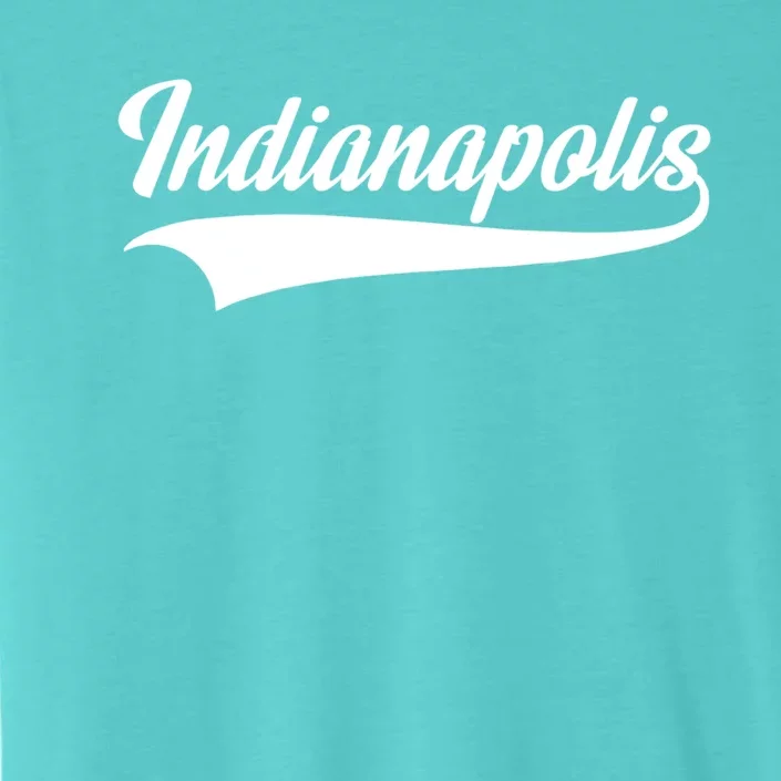 Indianapolis Gift Indiana Gift Throwback Design Gift Classic Gift ChromaSoft Performance T-Shirt