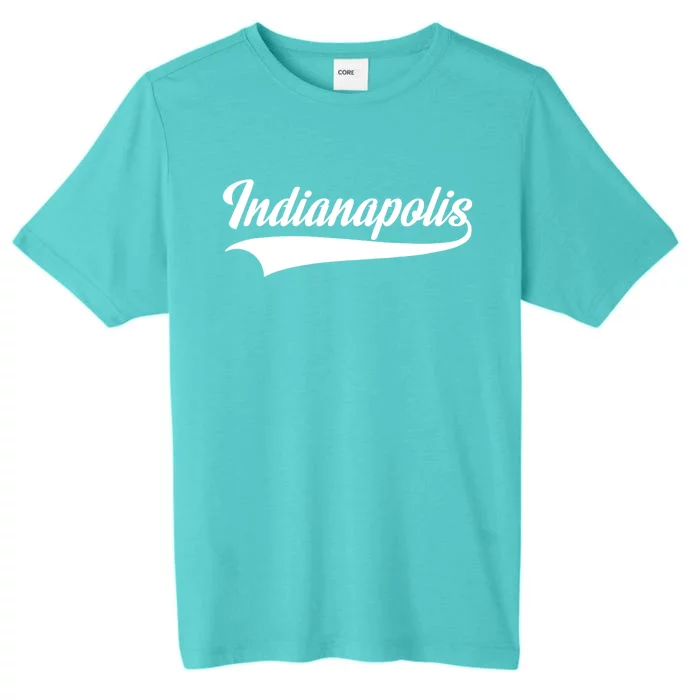 Indianapolis Gift Indiana Gift Throwback Design Gift Classic Gift ChromaSoft Performance T-Shirt