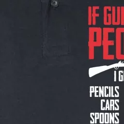 If Guns Kill People I Guess Pencils Misspell Words Cars Softstyle Adult Sport Polo