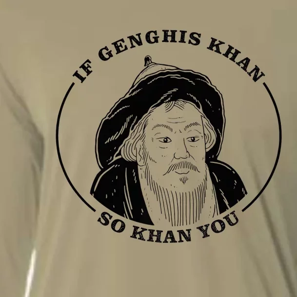 If Genghis Khan So Khan You Cooling Performance Long Sleeve Crew