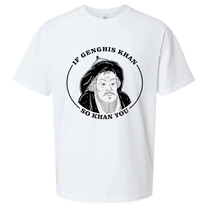 If Genghis Khan So Khan You Sueded Cloud Jersey T-Shirt