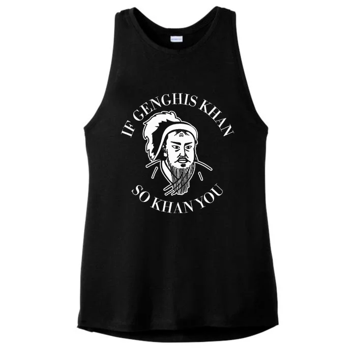 If Genghis Khan So Khan You Ladies Tri-Blend Wicking Tank