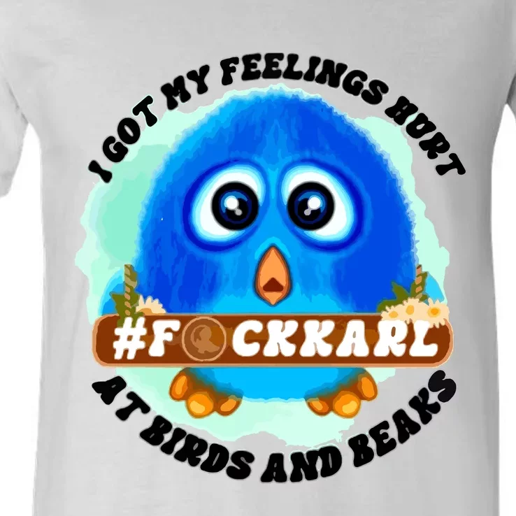 I Got My Feelings Hurt V-Neck T-Shirt