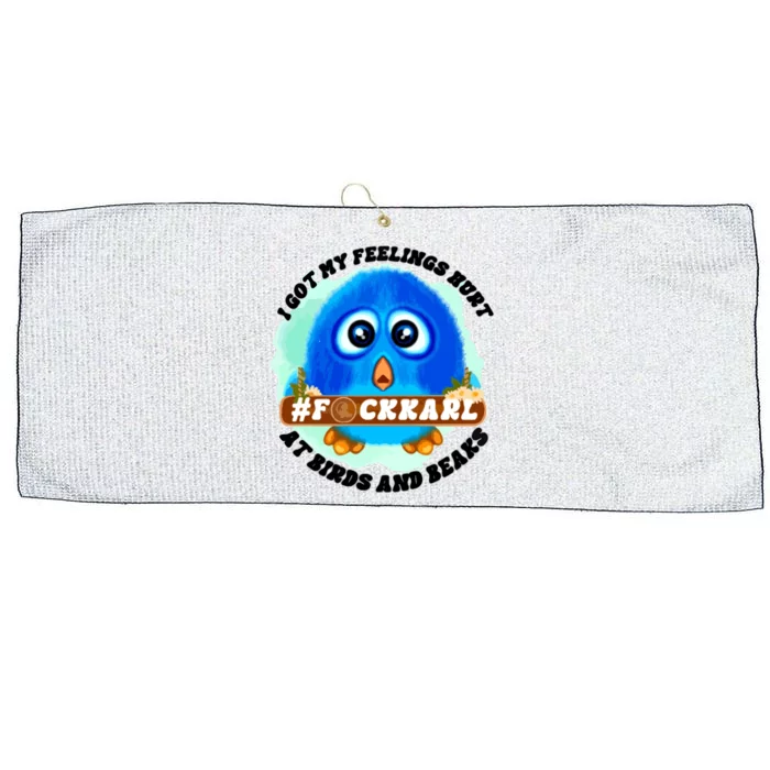 I Got My Feelings Hurt Large Microfiber Waffle Golf Towel