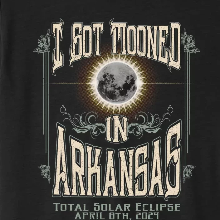 I Got Mooned In Arkansas Total Solar Eclipse 2024 ChromaSoft Performance T-Shirt