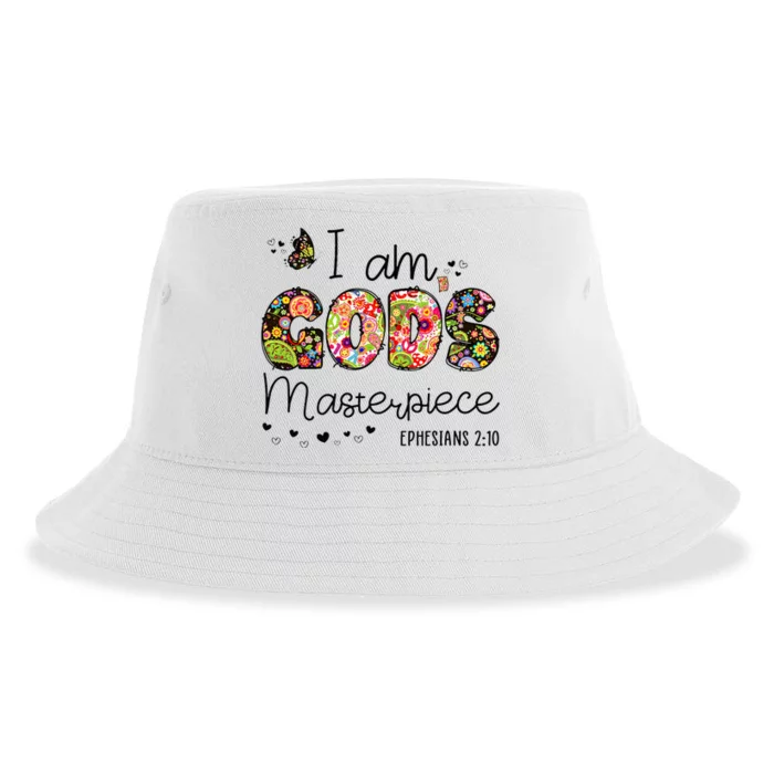 I’M GodS Masterpiece Christian Faith Bible Jesus God Prayer Sustainable Bucket Hat