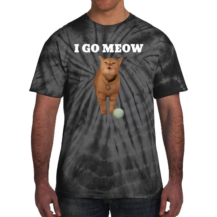 I Go Meow Cat Meme Tie-Dye T-Shirt