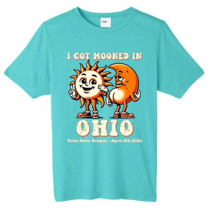 I Got Mooned In Ohio Total Solar Eclipse 2024 ChromaSoft Performance T-Shirt