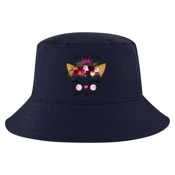 IM Getting Meowied Cat Funny Cool Comfort Performance Bucket Hat