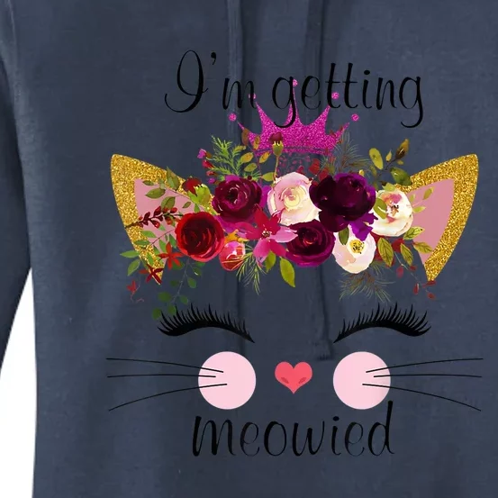 IM Getting Meowied Cat Funny Women's Pullover Hoodie